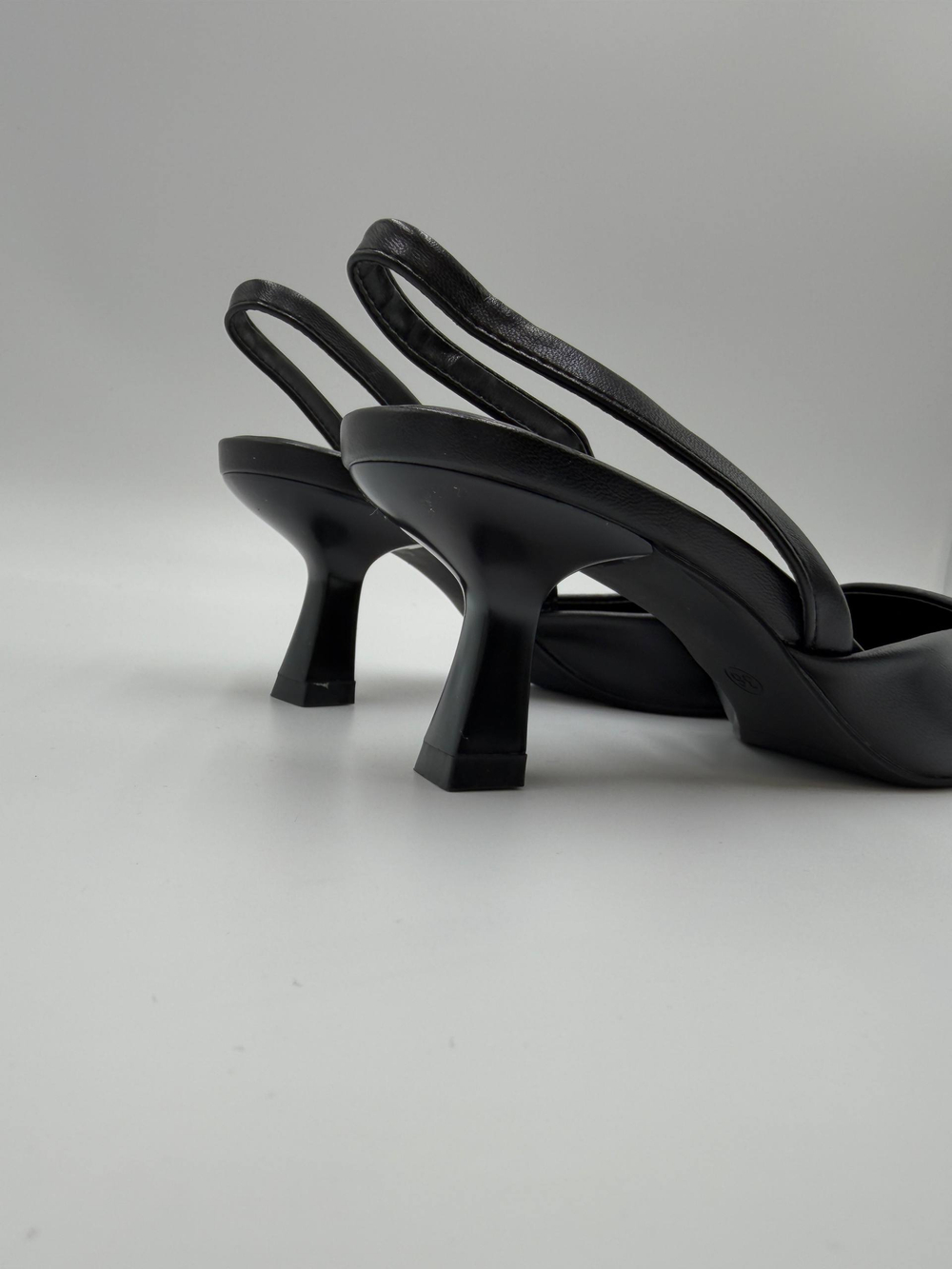 Туфли женские экокожа арт. 86-1 цвет "чёрный"