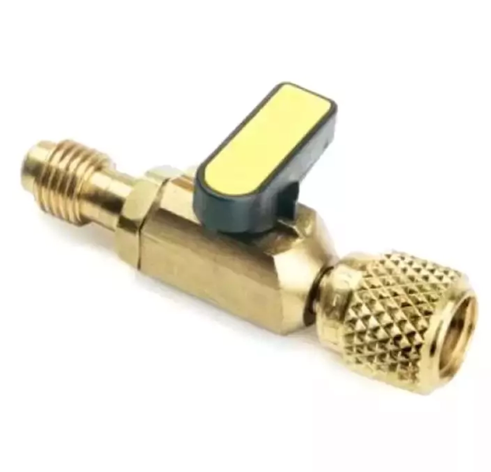 Вентиль-адаптер DSZH BC-01 штуцер 1/4" - гайка 5/16"(R410A)