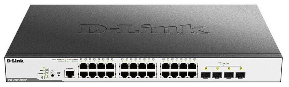 Коммутатор D-Link DGS-3000-28XMP