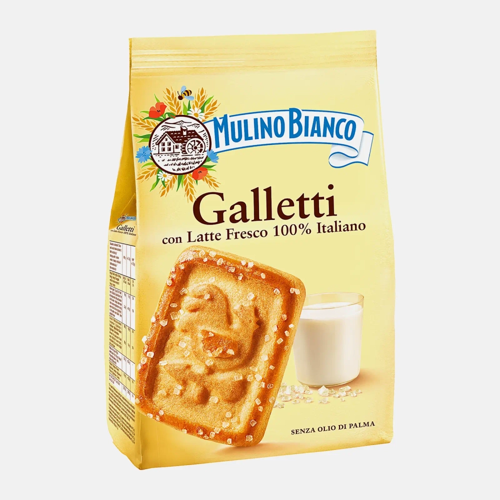 Печенье сахарное Mulino Bianco Галлетти 350г