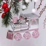 Ёлочная игрушка «Сказочное путешествие» 9,5*2*10,5 см, серебро