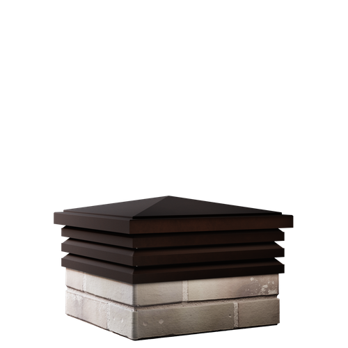 Колпак полимеркомпозитный Bona 385*385 (1,5 кирпича) коричневый