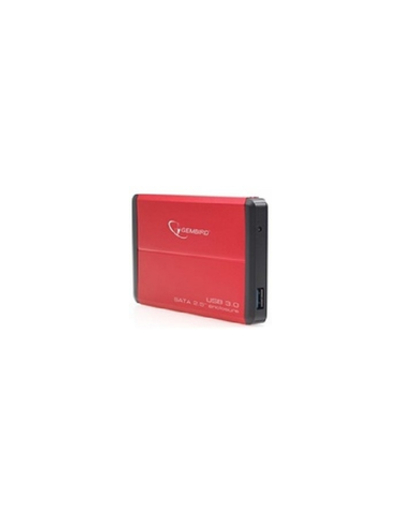 Gembird EE2-U3S-2-R Внешний корпус 2.5" Gembird EE2-U3S-2 ,  красный, USB 3.0, SATA