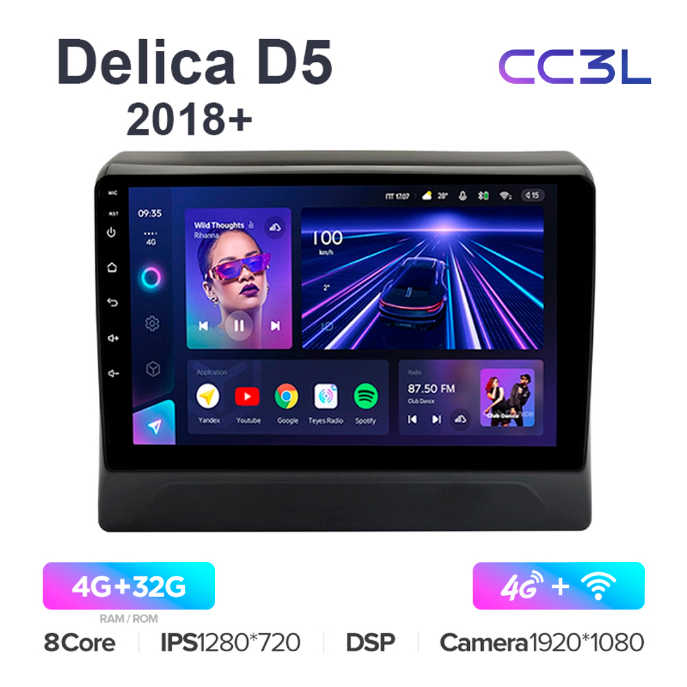 Teyes CC3L 10,2"для Mitsubishi Delica D5 2018+