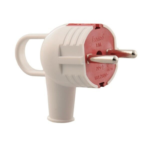 LEZARD 715 0201 602 Вилка с ручкой 10А б/кр 50/400