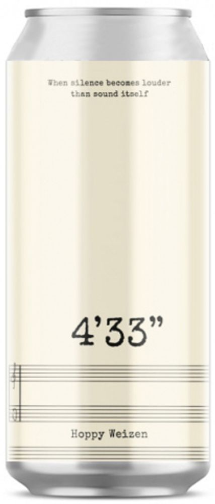 Пиво Биг Вилладж 4'33" / Big Village 4'33" 0.45 - банка