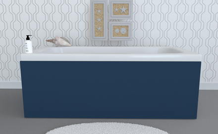 Экран под ванну глухой TR-10-226 перванш матовый soft touch