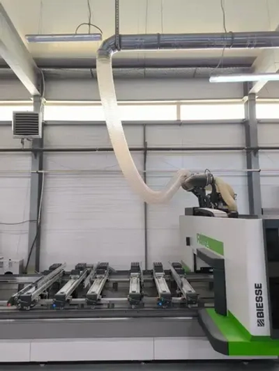 Воздуховод, шланг полиуретановый, армированный омедненной проволокой, шланг для аспирации и стружкоотсоса 100мм