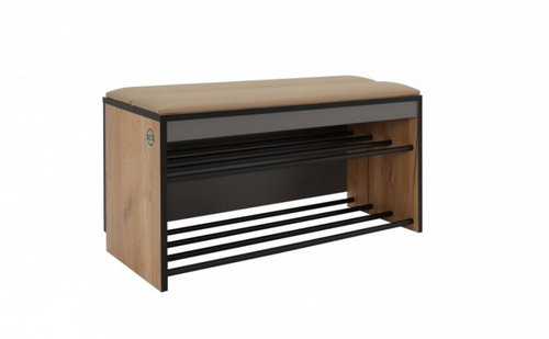 ОЛЬГА-ЛОФТ 52 Тумба (Дуб Крафт Золотой / Темно Серый) ИВАРУ