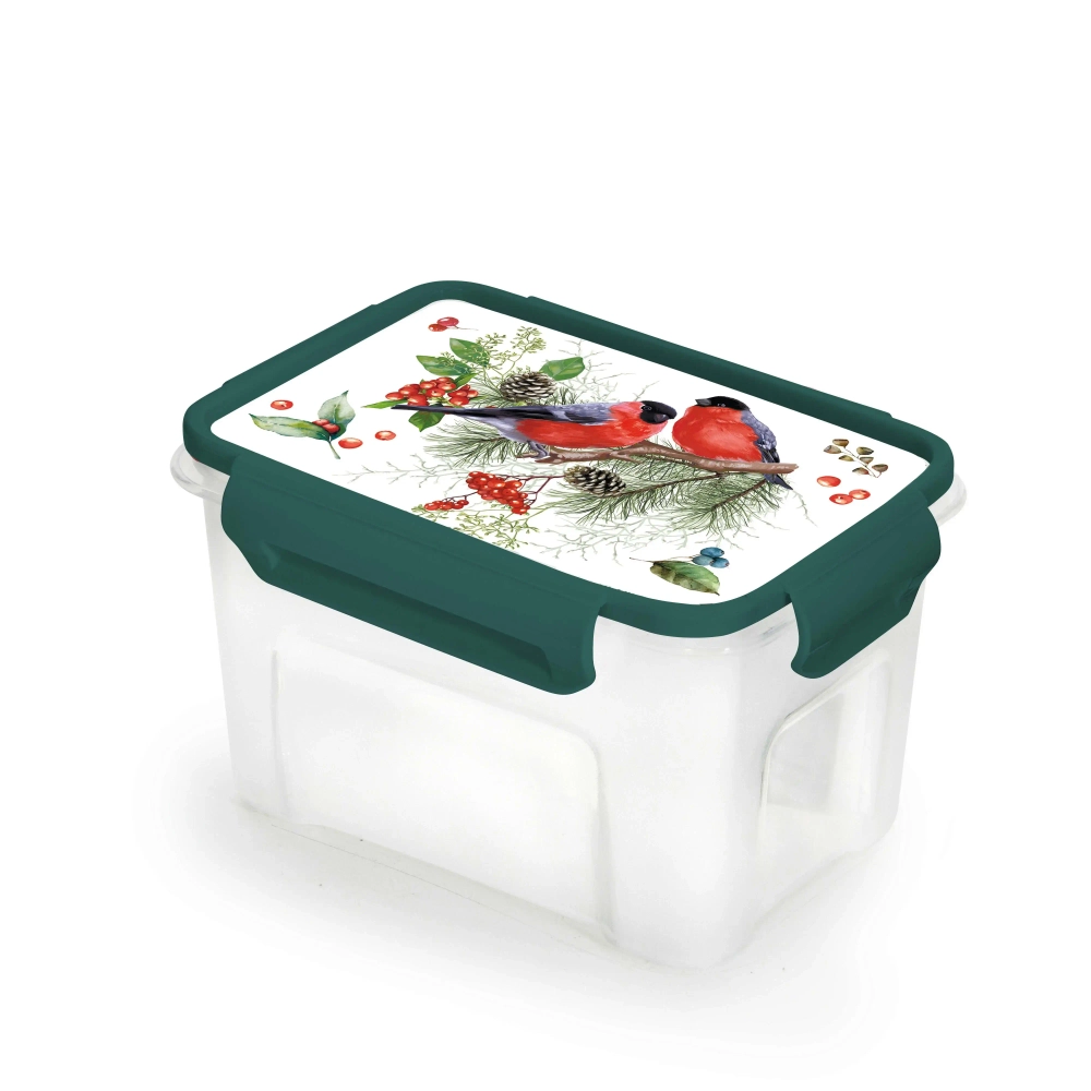 Контейнер для продуктов 0,75л «Снегири»