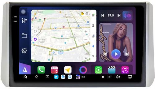 Магнитола для Mitsubishi Xpander, Xpander Cross (рамка 9) - FarCar S500-TS20 монитор 9.5" 2K QLED на Android 14, Быстрейшая, CarPlay, 4G SIM-слот