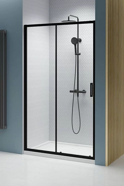 Душевая дверь Radaway Premium Pro Black DWJ 160 стекло прозрачное/профиль черный матовый