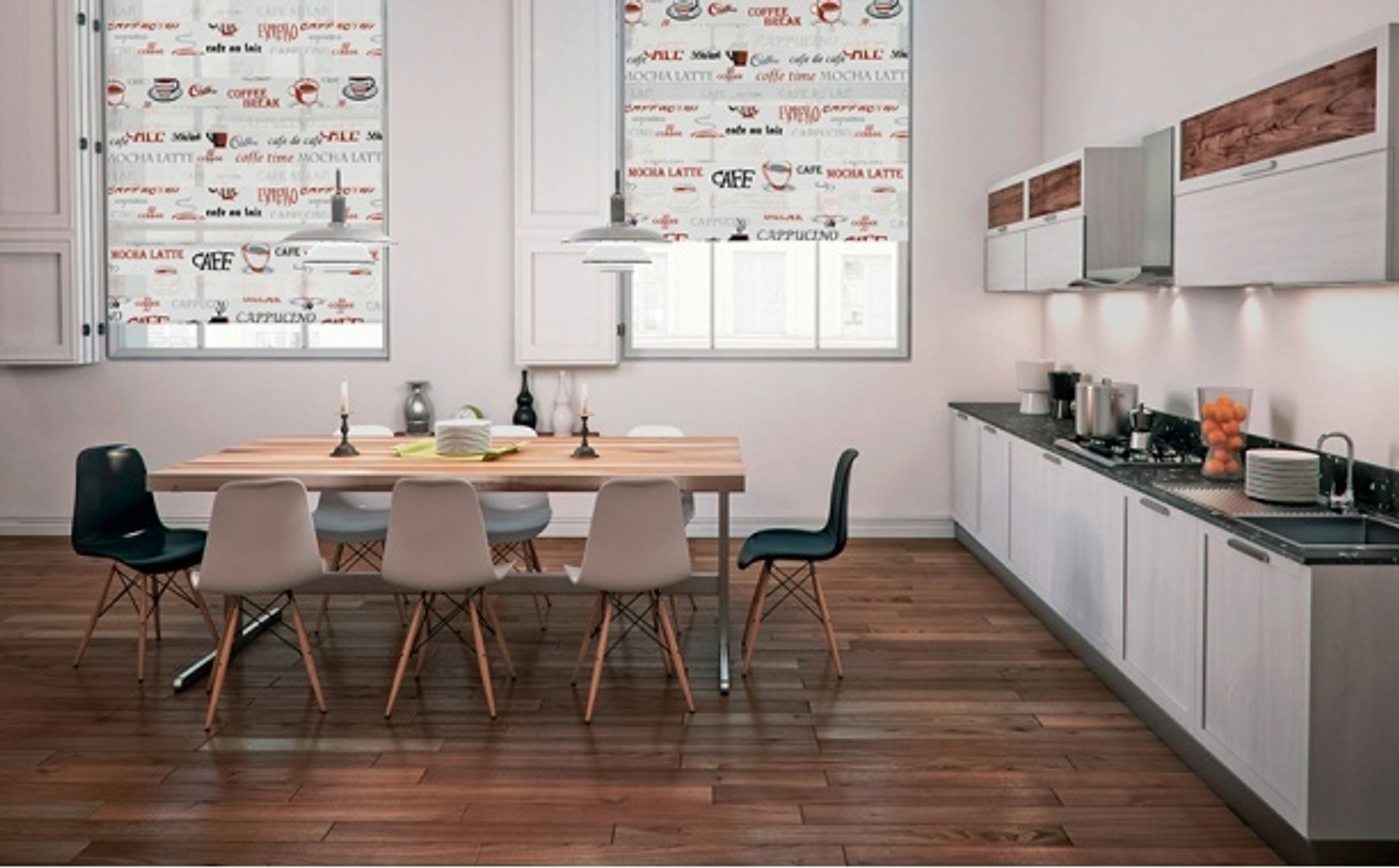 Рулонная штора "Зебра" Кофе