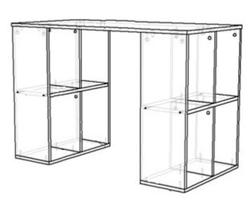 Стол ЛАВОРО-2 /1100*750*550/ анкор белый / дуб аризона