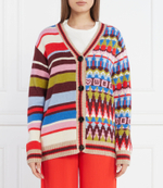 Хлопковый кардиган austero Weekend MaxMara - разноцветная(534605396)