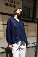 Блуза из вискозы с прозрачными вставками