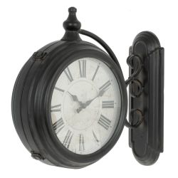 GAEM Часы настенные декоративные двусторонние (2xАА н/п), L42,5 W12,5 H38,5 см