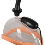 Женская вакуумная помпа с вибрацией Vibrating Vagina Sucker (Цвет: прозрачный)