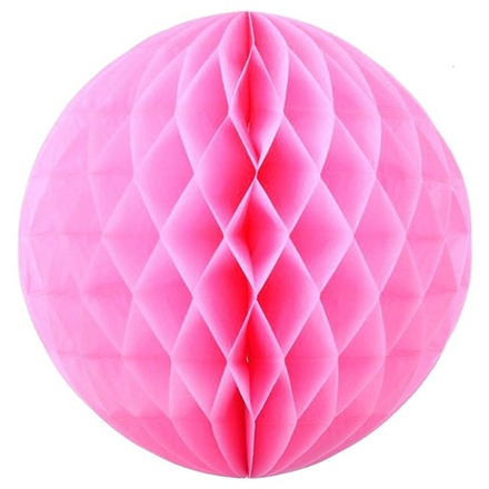 Бумажный шар-соты Нежно-розовый 30 см #1707099