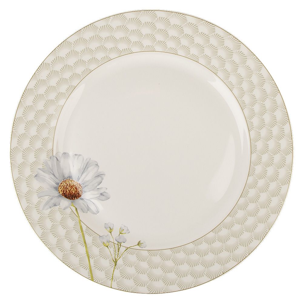 Тарелка "Camila" d=27см (min6) (фарфор) (транспортная упаковка)