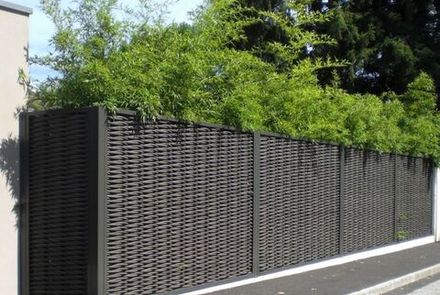 Забор из лозы