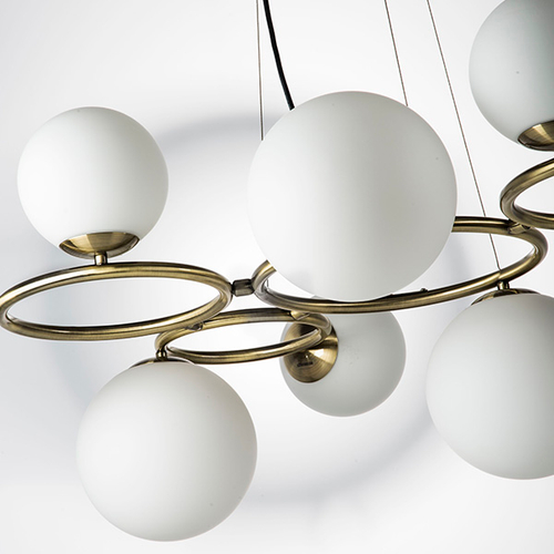 815091 Люстра GLOBO 9х40W G9 ЛАТУНЬ