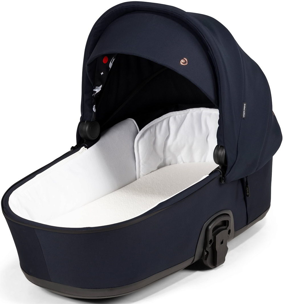 Детская коляска Tutis Mio 3 Plus Limited New 4 в 1 с автокреслом Elo Lux EduSky Black и базой 1622015 Midnight Swallow