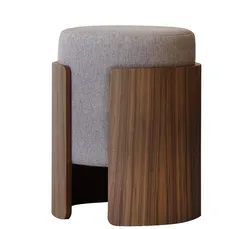 Пуф Lagom (капучино твид, орех)