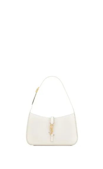 Сумка Saint Laurent Le 5 à 7 Hobo белый
