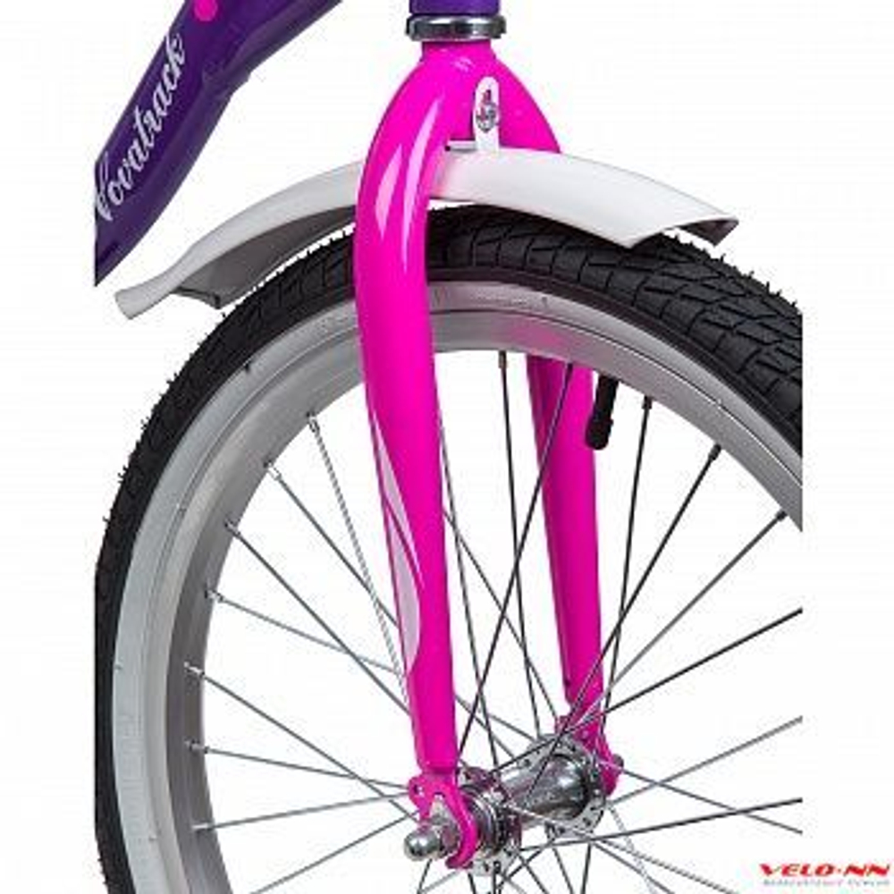 Велосипед NOVATRACK 20" ANGEL фиолетовый