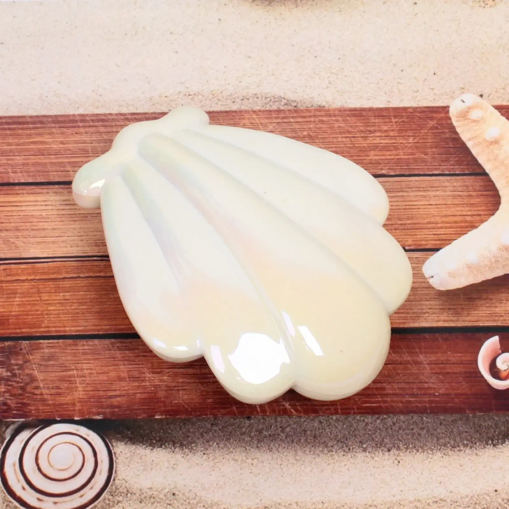 Расческа массажная компактная «Beauty Home», ракушка жемчужная, в коробке, 10*8.5см