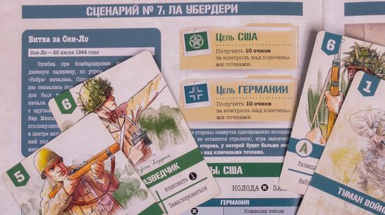 Настольная игра Неустрашимые. Нормандия