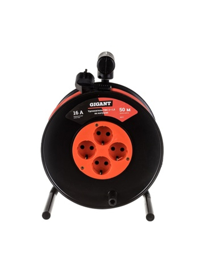 Удлинитель Gigant ПВС 2x1,5 50м на катушке 80071