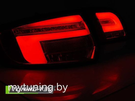 Фонари задние LED BAR RED SMOKE SEQ для AUDI A3 8P 5D 08-12