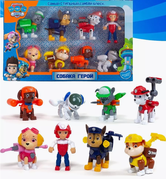 Щ/П Набор героев-трансформеров 8в1
