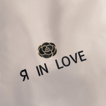 Комплект постельного белья Сатин-Шелк Я IN LOVE на резинке LVR003