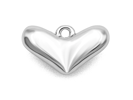 Подвеска Сердце, 9х15,5мм