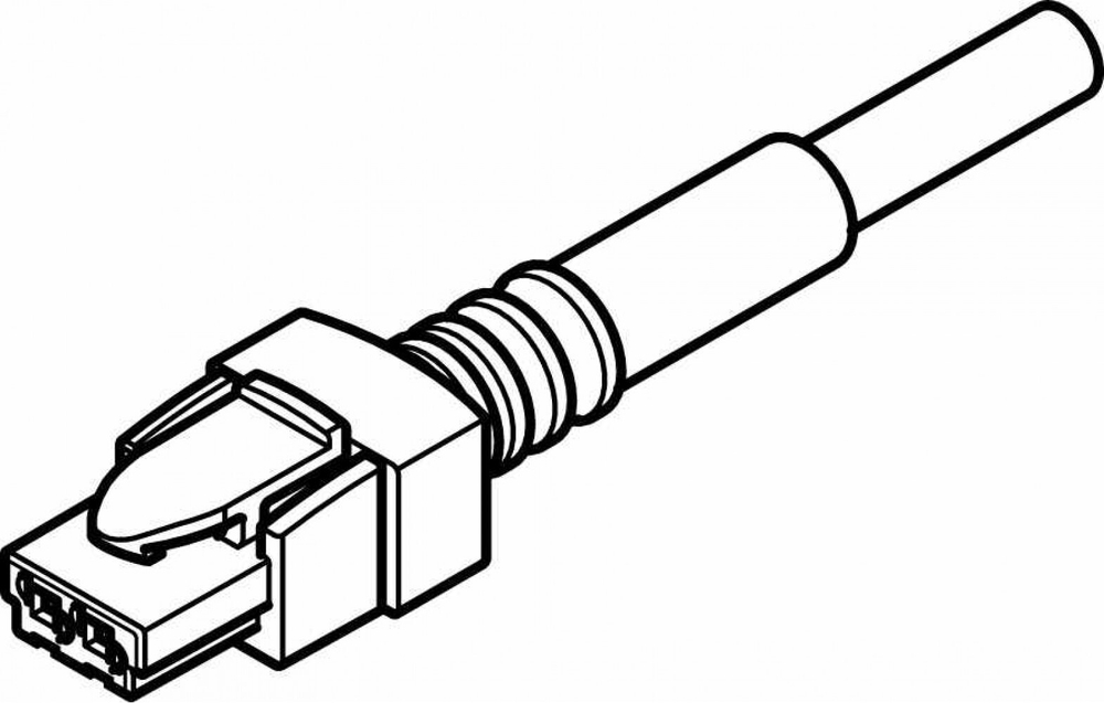 NEBV-HSG2-P-5-N-LE2 Штекерная розетка с кабелем