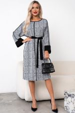 Платье Алана (серый)-46р-р Р11-1231 Nikol