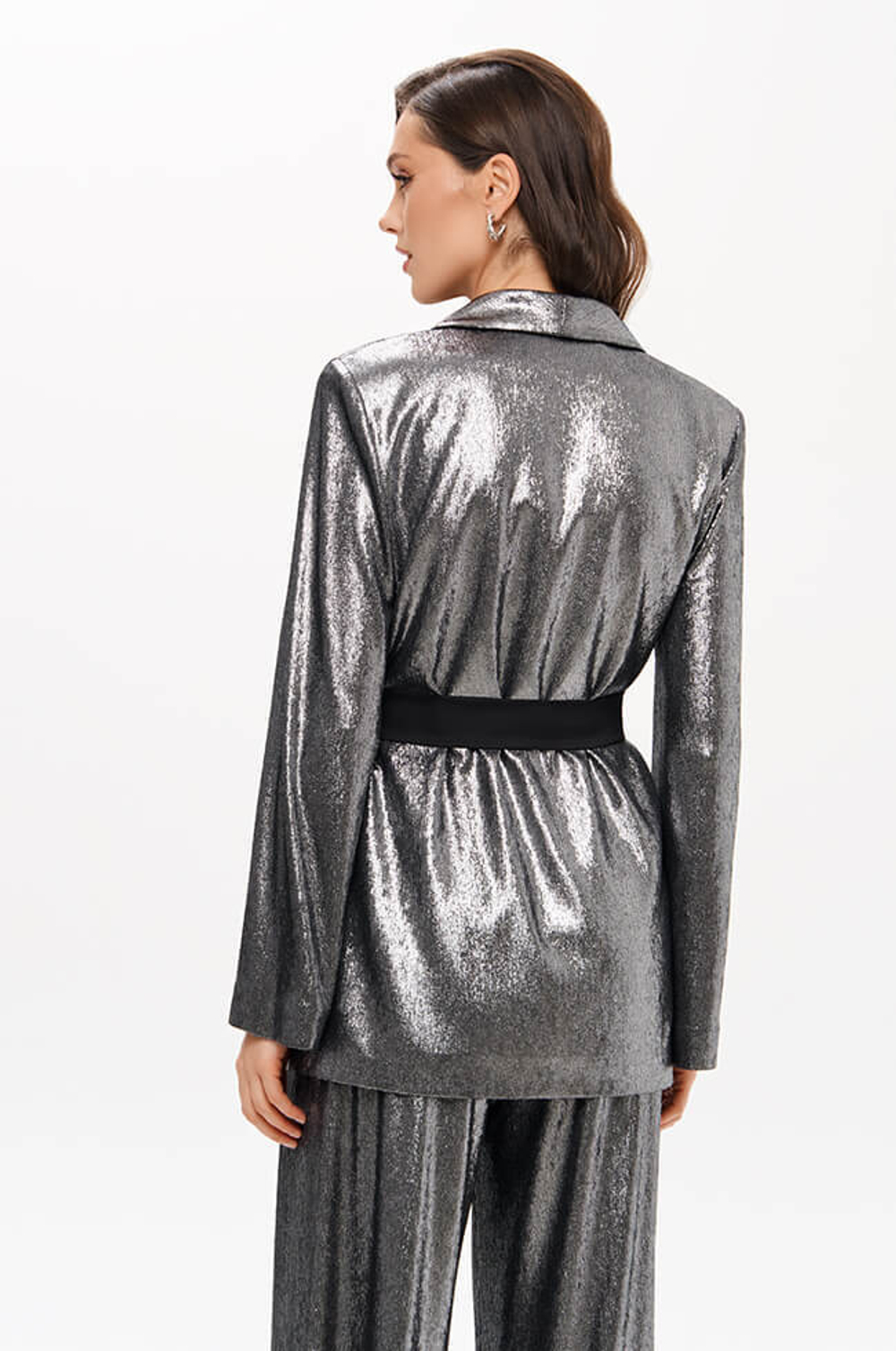 1957 Жакет женский (серебристо-черный)