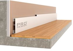Вставка в плинтус Pro Design 1965 белый, 2700x12x80 мм