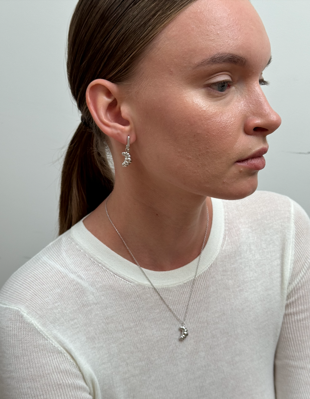 Серьги Croissant