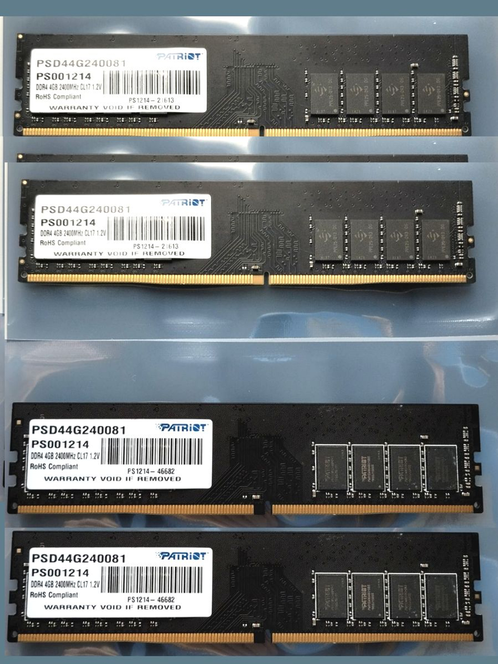 Оперативная память DIMM DDR4 Hynix 4Gb 2400MHz