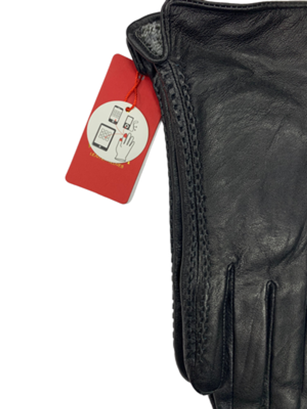 Перчатки. Женские. Материал верха: Кожаные. Подклад: Плюш-флис. В упаковке 5 шт.