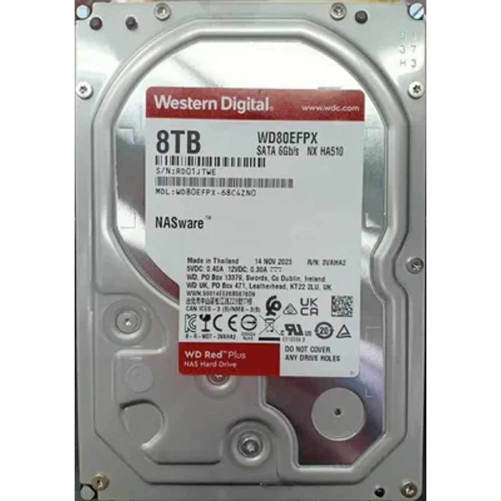 HDD жесткий диск HDD WD 8TB Red Plus WD80EFPX SATA3