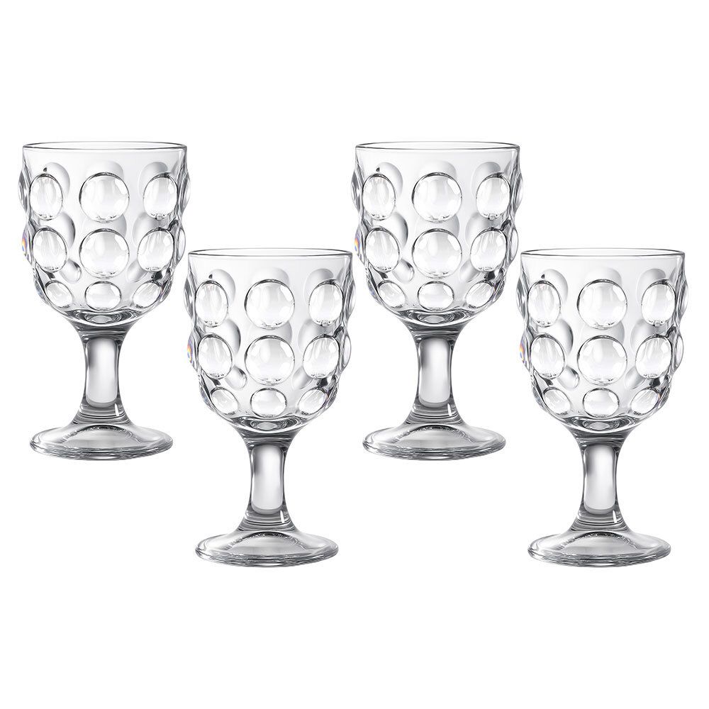 НАБОР БОКАЛОВ "BUBBLES" 4 ШТ./280 МЛ