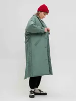 Плащ Утепленный FOS Женский Зеленый