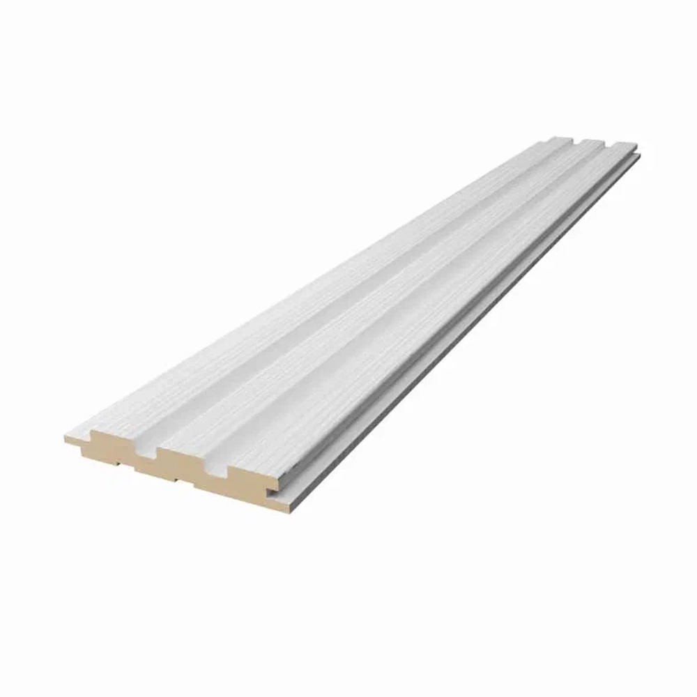 Стеновая реечная панель Альберо, Эко-шпон Кедр снежный, 120*16*2750 мм