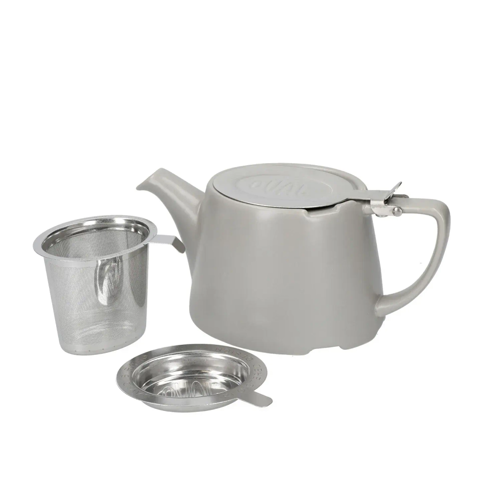 Kitchen Craft Чайник London Pottery 750 мл с ситечком атласный серый