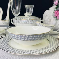 Lenardi 145-409 Набор из 6 салатников 18см EARL GREY в под.уп.(х6)Костяной фарфор